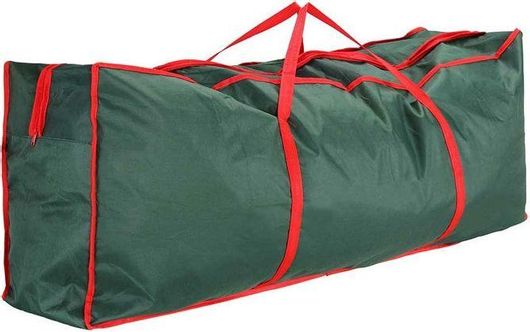 Τσάντα Αποθήκευσης Χριστουγεννιάτικου Δέντρου Bakaji Υφασμάτινη 125x50x30cm Πράσινο