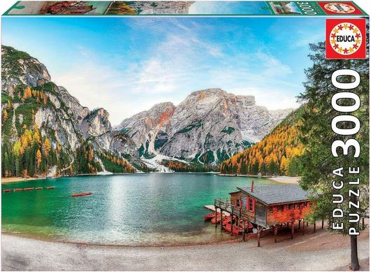 Παζλ Educa Braies Lake at Autumn 2D 3000 Κομμάτια