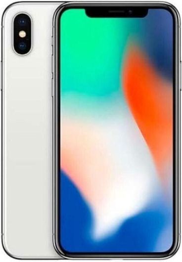 Apple iPhone X 3GB 256GB Silver Refurbished Grade A