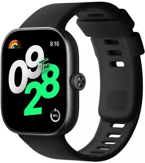 Xiaomi Redmi Watch 4 1.97" Aluminium Case & Silicone Strap Black