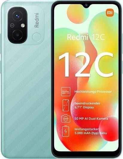 Xiaomi Redmi 12C 6GB 128GB Mint Green