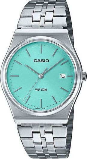 Ανδρικό Ρολόι Casio MTP-B145D-2A1VEF με Μεταλλικό Μπρασελέ Ασημί