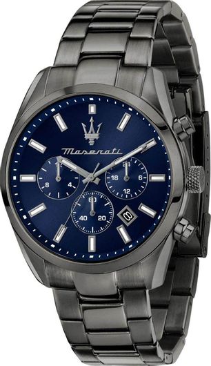 Ανδρικό Ρολόι Maserati R8853151012 με Λουράκι από Καουτσούκ Γκρι