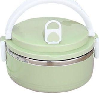 Δοχείο Φαγητού Πλαστικό Αεροστεγές με Χερούλι Μεταφοράς 700ml Πράσινο