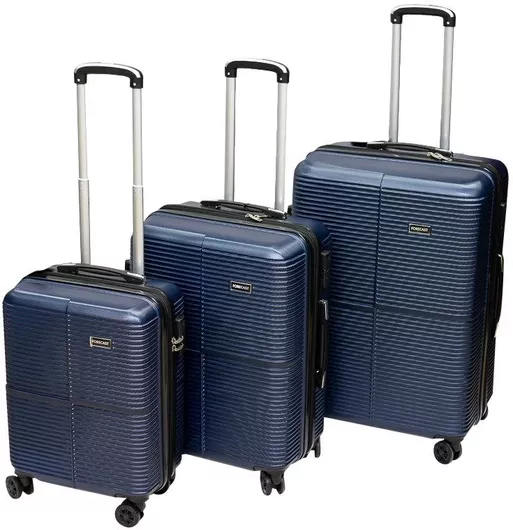 Βαλίτσα Ταξιδίου Forecast Σκληρή με 4 Ρόδες Μπλε
