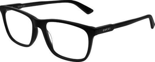 Σκελετός Γυαλιών Οράσεως Gucci GG0490O 006 Κοκκάλινος Μαύρο