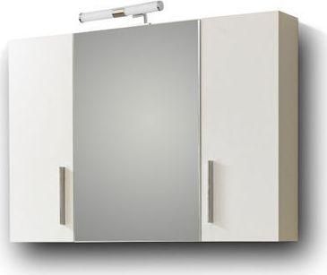 Καθρέπτης Μπάνιου Martin 3MSI100GL0W με Ντουλάπι 96x65cm Λευκό