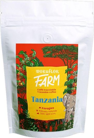 Καφές Espresso Mokaflor Μονοποικιλιακός Robusta Tanzania με Άρωμα Chocolate σε Κόκκους 250gr