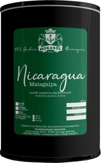 Καφές Espresso Mokasol Nicaragua Monorigini σε Κόκκους 250gr