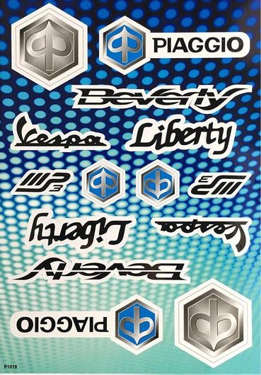 Αυτοκόλλητα Piaggio Σετ