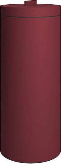 Καλάθι Απλύτων Pam & Co 2560-153 Μεταλλικό με Καπάκι 25x25x60cm Κόκκινο