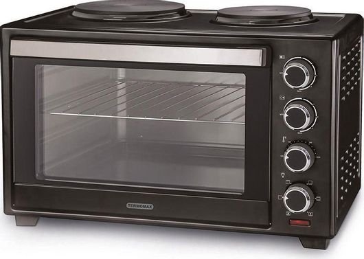 Φουρνάκι Termomax TXC36CL Ηλεκτρικό 36lt με 2 Εστίες 39x54x35cm