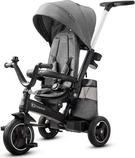 Παιδικό Τρίκυκλο Ποδήλατο Kinderkraft Easy Twist Γκρι