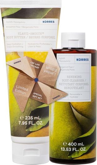 Korres Special Gift Set για Καθαρισμό Σώματος με Αφρόλουτρο & Κρέμα Σώματος Αχλάδι Περγαμόντο 235ml