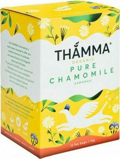 Χαμομήλι Thamma Organic Pure Chamomile 12 Φακελάκια