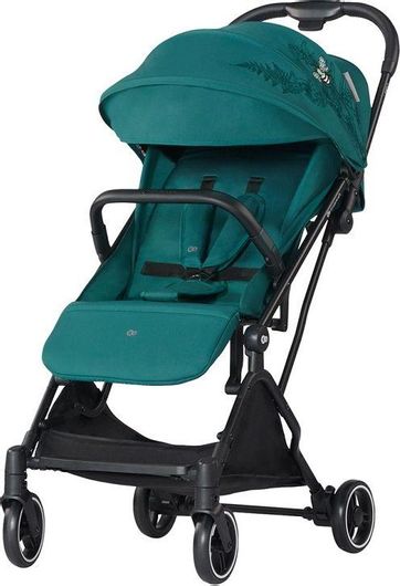 Καρότσι Μωρού Kinderkraft Indy 2 Nature Vibes από νεογέννητο έως 15 kg Πράσινο