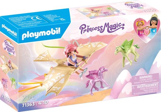 Playmobil Princess Magic Εκδρομή στα Σύννεφα με Μικρούς Πήγασους για 4-10 Ετών #71363