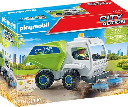 Playmobil City Action Όχημα Καθαρισμού Δρόμων για 4-10 Ετών #71432