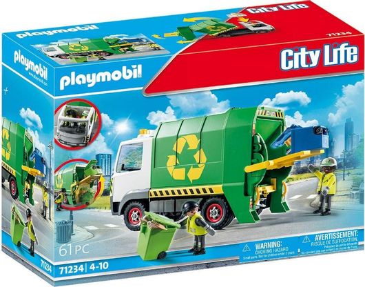 Playmobil City Life Όχημα Ανακύκλωσης για 4-10 Ετών #71234