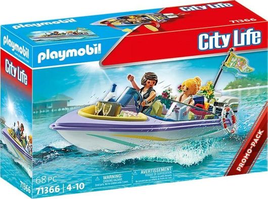 Playmobil City Life Ταξίδι Του Μέλιτος με Σκάφος για 4-10 Ετών #71366