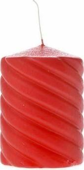 Κερί Iliadis Διακοσμητικό Κόκκινο Στριφτό 7x10cm Κόκκινο