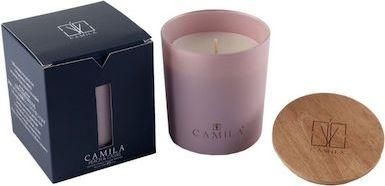 Κερί Camila Αρωματικό σε Βάζο Pesca & Cassis 200gr Ροζ