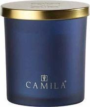 Κερί Camila Αρωματικό σε Βάζο Cedro & Arancia 140gr Μπλε