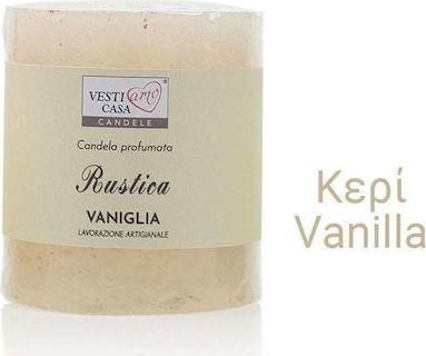 Κερί Αρωματικό Vanilla Μπεζ