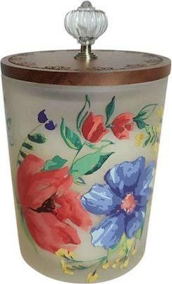 Κερί Atmosphera Αρωματικό σε Βάζο Lemon & Lavender 10x15cm Μπεζ