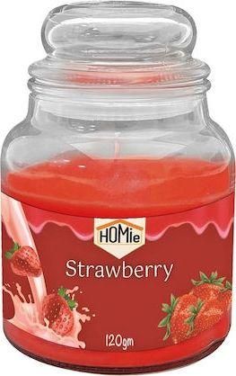 Κερί HOMie Αρωματικό σε Βάζο 120gr Κόκκινο