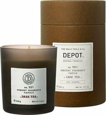 Κερί Depot Αρωματικό σε Βάζο Ambient No.901 Dark Tea 160gr Καφέ