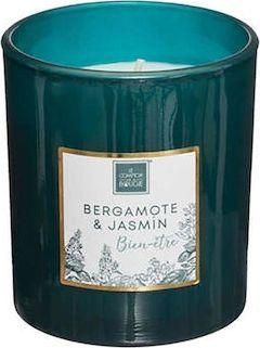 Κερί Atmosphera Αρωματικό σε Βάζο Jasmine 8x9cm Μπλε