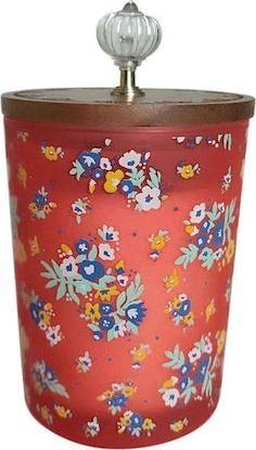 Κερί Atmosphera Αρωματικό σε Βάζο Mango & Mandarin 10x14cm Πορτοκαλί
