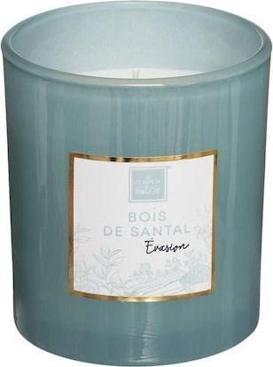 Κερί Atmosphera Αρωματικό σε Βάζο Sandalwood 8x9cm Μπλε