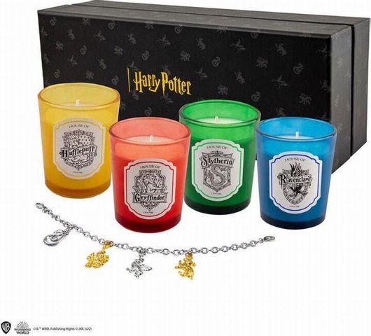 Κερί Cinereplicas Αρωματικό σε Βάζο Harry Potter Hogwarts Houses Σετ 4τμχ Πολύχρωμο