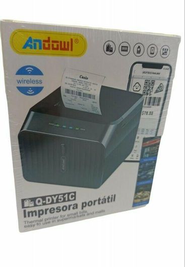 Εκτυπωτής Αποδείξεων Andowl Q-DY51C Θερμικός Φορητός Bluetooth