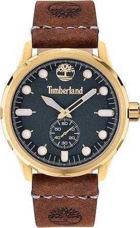 Ανδρικό Ρολόι Timberland TDWGA0028502 με Δερμάτινο Λουράκι Καφέ