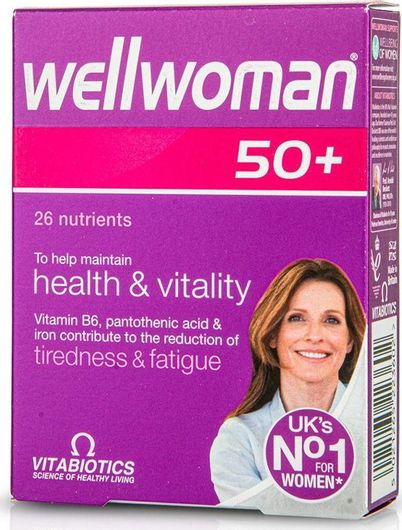 Vitabiotics Wellwoman 50+ Health & Vitality 30 ταμπλέτες