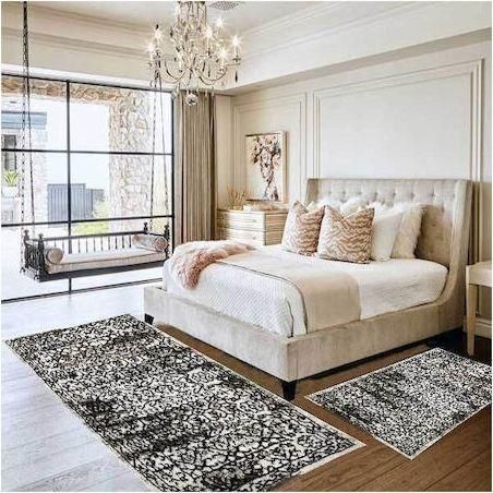 Χαλιά Κρεβατοκάμαρας SpitiBazaar Μοντέρνα Σετ 3τμχ