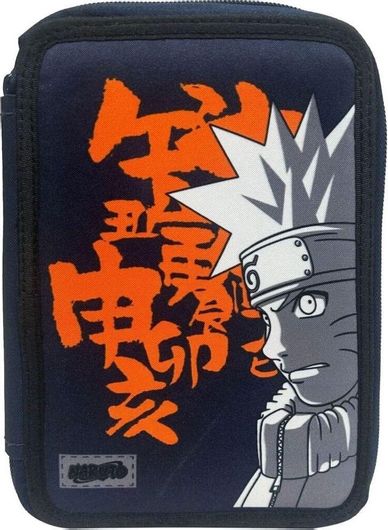 Gim Naruto Letters Κασετίνα 1τμχ Βαρελάκι Πολύχρωμη