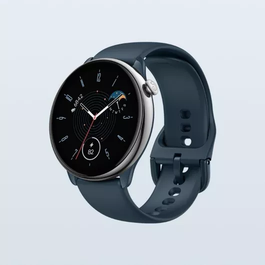 Smartwatch Amazfit GTR Mini GPS 42mm Stainless Steel Case & Silicone Strap Ocean Blue