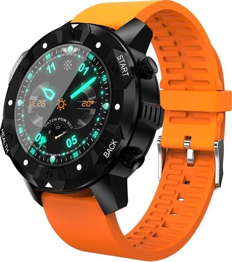 Smartwatch S3 1.39" GPS Silicone Strap Orange