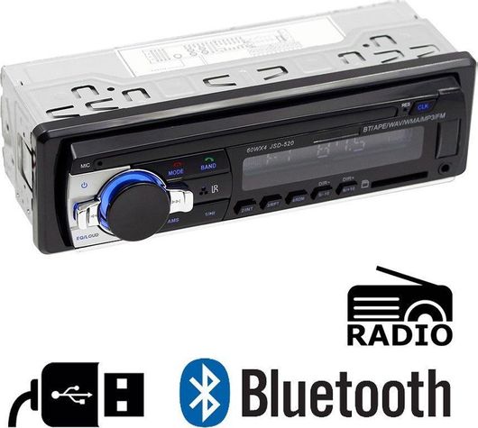 JSD - 530 Ηχοσύστημα Αυτοκινήτου Universal 1DIN Bluetooth/USB/AUX