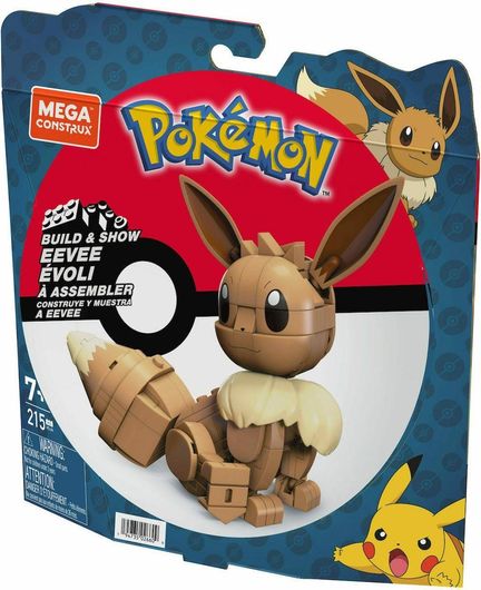 Τουβλάκια Mega Bloks Pokémon Build & Show Eevee 215τμχ για 7+ Ετών