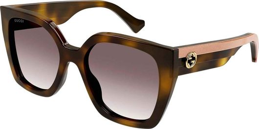 Γυαλιά Ηλίου Gucci gg1300s00355 με Κοκάλινο Σκελετό Καφέ