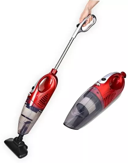 Σκουπάκι Χειρός Jinke Jk-2 Ηλεκτρικό με Κοντάρι 1200W Κόκκινο