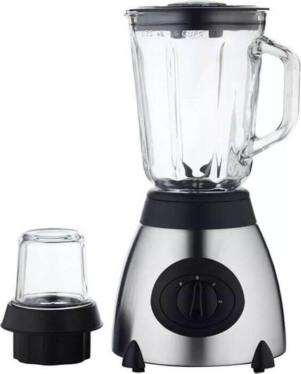 Raf R.295 Μπλέντερ με Γυάλινη Κανάτα 1000W 1.5lt Inox