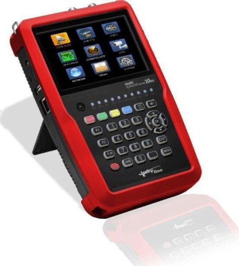 Πεδιόμετρo Jolly Line Ψηφιακό 43986 Multispectrum DVB-C / DVB-S / DVB-S2 / DVB-T / DVB-T2 με Οθόνη 5"