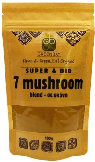 Ρόφημα7 Μανιταριών Greenbay Βιολογικό Μείγμα 100gr