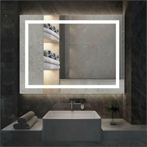 Καθρέπτης Μπάνιου Martin Ορθογώνιο LED 100x70cm